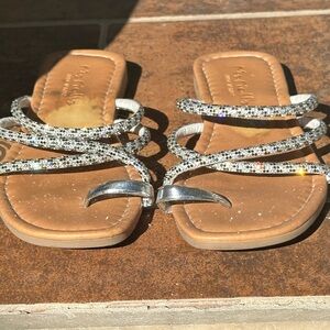 Stylish Silver Women's Sandals